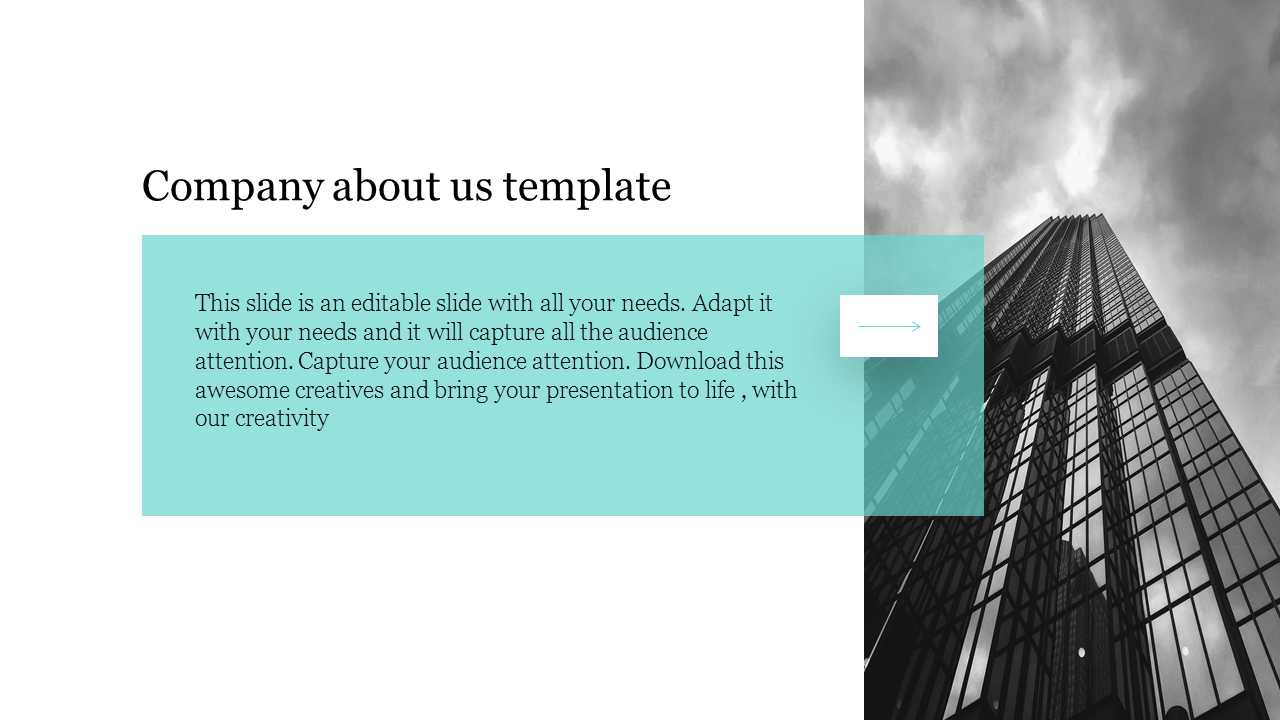 Company about us template